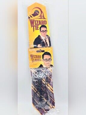 Harry Potter Character Kit, Includes Wizard Neck Tie & Eyeglasses Maroon